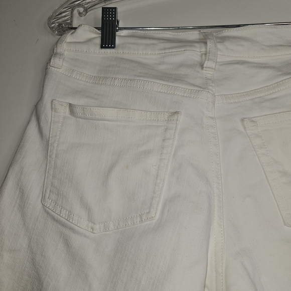 J.CREW High-rise denim short in white Size 25 - Picture 6 of 9